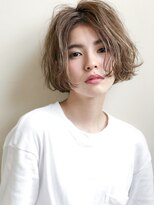 アグ ヘアー クレイン 宮崎店(Agu hair crane)&nbsp;大人かわいい小顔グレージュショートボブ