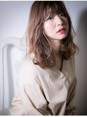 *EVE戸頭*ダブルバングルーズなくせ毛風くびれセミディｘ