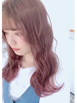 リー 梅田(Lee)&nbsp;Lee梅田★チェリーピンク×重軽ウェーブ