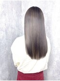 【Zina池袋】アッシュベージュ×ストレートロング