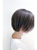 ショート×アッシュグレージュ