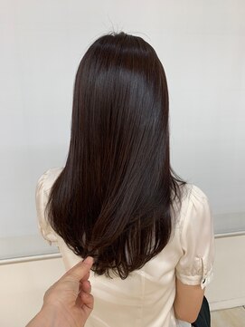 クオリス 赤塚店(QUALIS) 20代30代レイヤースタイル艶髪ナチュラルストレート