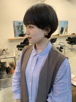 フィル(fil)&nbsp;マッシュショート／ダークブラウン