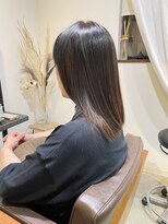ワ ヘアー(wa-hair)&nbsp;髪質改善×ペールベージュ×白髪ぼかし白髪染め