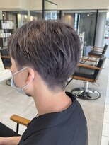 ピュア プレイス ラボ(PURE PLACE LABO)&nbsp;【PURE PLACE×稲川】　シルバー系スッキリめのマッシュ