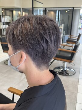 ピュア プレイス ラボ(PURE PLACE LABO) 【PURE PLACE×稲川】　シルバー系スッキリめのマッシュ