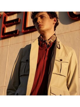 アンドインク(&inc) 30代/40代メンズ麻布十番短髪ビジネスヘアサイドパート七三束感