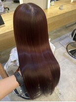 ジーナエス 札幌(Zina S)&nbsp;髪質改善＊ダークレッドブラウン＊美髪【Zina S 札幌】