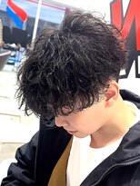 オーシャントーキョー 心斎橋(OCEAN TOKYO WEST)&nbsp;波巻きパーマメンズツイストスパイラルパーマツーブロック