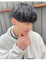 フリーク バーバーショップ 都島店(FREAK BARBER SHOP) 波巻きスパイラルパーマゆるフワモテマッシュ