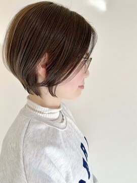 スリー(Th:ree) 大人可愛い20代30代40代丸みとくびれショートボブ◎
