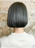 【Flor上大岡】*コンパクトボブ+ネイビーアッシュ*