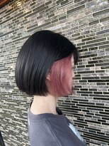 ヘアーアトリエ ラフェル(hair atelier Rafel)&nbsp;ボブ/イヤリング/ピンク