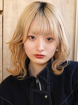 ドーチェ 茨木店(DOCHE) シルキーベージュ×ひし形レイヤーミディアム