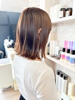 キャアリー(Caary)&nbsp;福山美容室Caary 透明感イルミナカラー柔らかいくすみブラウン