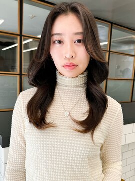スタートウキョウ 渋谷駅(STAR TOKYO) ★【艶感シースルーバング】韓国レイヤー大人可愛いウェーブ巻き