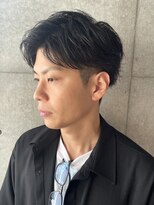 ブルニール 心斎橋(BLEUNIR)&nbsp;メンズカット 短髪 七三分け ツーブロック 刈り上げ