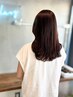【最高のサラ艶髪】カット＋カラー＋Aujuaオージュア4stepTr. ￥14,000