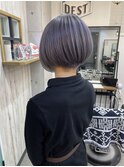 ショートボブ/シルバーカラー/グレー/グレージュカラー[大宮駅]