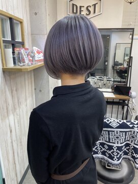 デスト 大宮(DEST) ショートボブ/シルバーカラー/グレー/グレージュカラー[大宮駅]