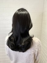 ヘアースペースブルーム プリュス 石橋店(HAIR SPACE BLOOM plus) ブルーブラック/レイヤーカット/韓国ヘア/艶髪