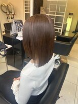 エアー 神戸(AIR) プツッとボブ*明るめグレージュ