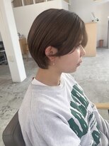 ユニカ 宇都宮(yunica)&nbsp;丸みショート/コンパクトショート/グレージュ