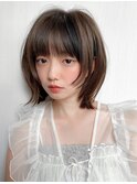 【AFLOAT福岡】大人かわいい艶カラー/ボブ