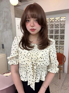 ペレ アネックス 大阪梅田茶屋町店(PELE ANNEX) くびれヘア/アプリコットオレンジ/夏のヘアアレンジ/梅田