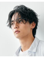 エリマ 横浜西口(elima)&nbsp;横浜西口センターパートニュアンスパーマフェザーショート緩め