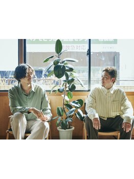 メンズのスペシャリストが集う。一人一人に似合う、デザイン性の高いスタイルを提案してくれるのが嬉しい。