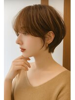 エル(LE)&nbsp;【LE】耳掛け/ショート/美髪/レイヤー/ブラウン