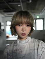 テンション(tension)&nbsp;ブリーチブロンドベージュレイヤーボブ札幌大通駅バスセンター駅