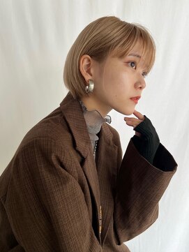 トリッカ 銀座(tricca) レイヤーボブ/顔周りカット/コンパクトボブ