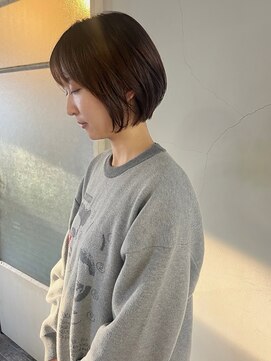 コンパクトショートヘア/ショートボブヘア/くびれショート/ボブ