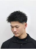 スパイキーショートローフェード