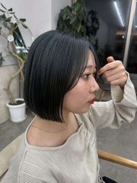 サンド 鹿児島中央(sand) 切りっぱなしボブ