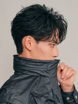 フィフス 渋谷(fifth)&nbsp;渋谷緩めフェザーニュアンスパーマセンターパートパーマ落とし