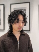 シアンメンズ 矢場町(CYAN MEN'S)&nbsp;メンズウルフ×メンズスパイラルパーマ￥11000【栄/矢場町】