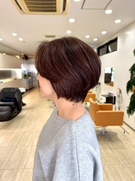 ディーコ(IDEEK) 大人の美シルエットショート くびレイヤーグラデーションボブ#