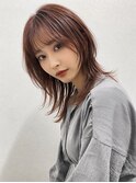 横浜西口/グレーヘアー メテオストレート ひし形レイヤーボブ
