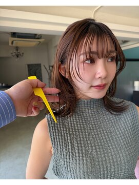 デビュー 宜野湾店(Debut) ハッシュカット/グレージュ/デザインカラー/宜野湾