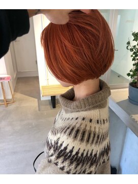 ルーム(Loom.) オレンジボブ【Loom./明治神宮前/原宿/表参道】