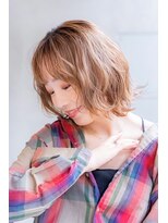 ケイト(kate)&nbsp;【kate 】大宮 シアーベージュ×波打ちボブ