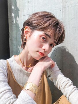 ヘアサロンエム 渋谷店(HAIR SALON M) クールショート/ボブルフ/ピンクベージュ/シルバーカラー