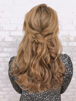 ヘアセット専門店 ナゴミ 渋谷店(nagomi)&nbsp;デートやちょっとしたお出掛けに☆ゆるハーフアップアレンジ☆