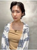 ショートボブ　　ニュアンスパーマ
