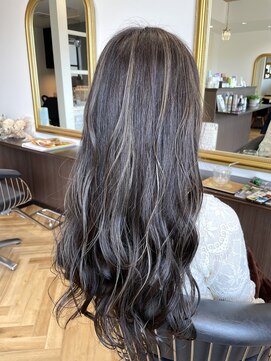 アゲート(agete) ハイライト×ミルクティーベージュ