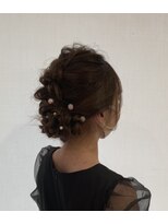 チュラブラン 和泉中央店(CHURA BLANC)&nbsp;シニヨンヘアー