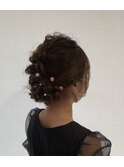 シニヨンヘアー
